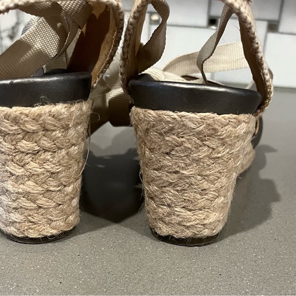 Vionic Maris Wedge Espadrille Silver Pewter Metallic Sz:7 - Picture 8 of 8